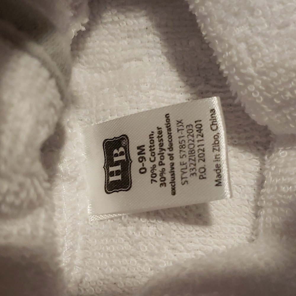 Hooded Elephant Baby Terry Robe - Picture 4 of 4